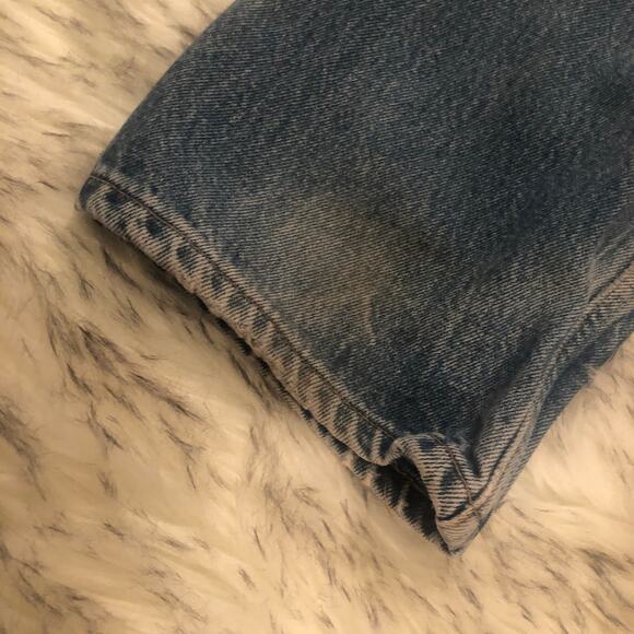 Vintage Mens Blue Levi’s 501xx 501 33x36 Straight Leg Classic Fit Jeans - Picture 13 of 15